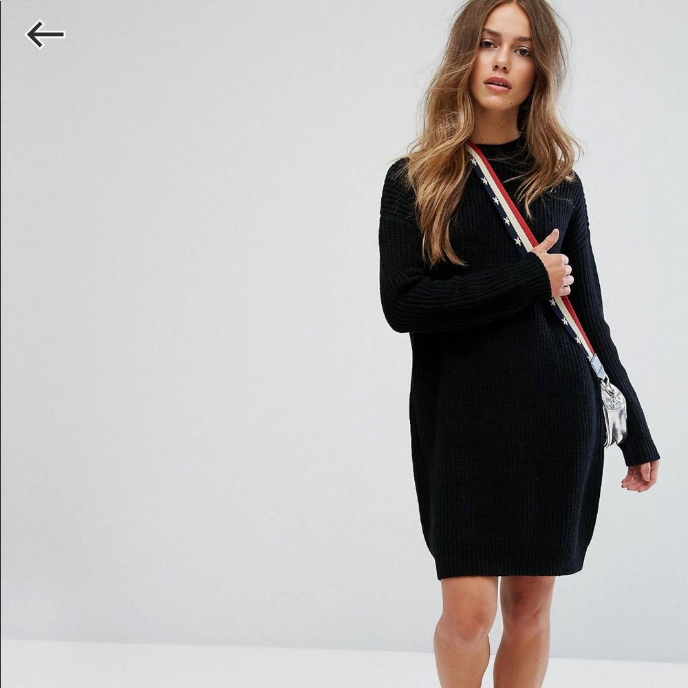 ASOS | Black Sweater Dress (XS/S)